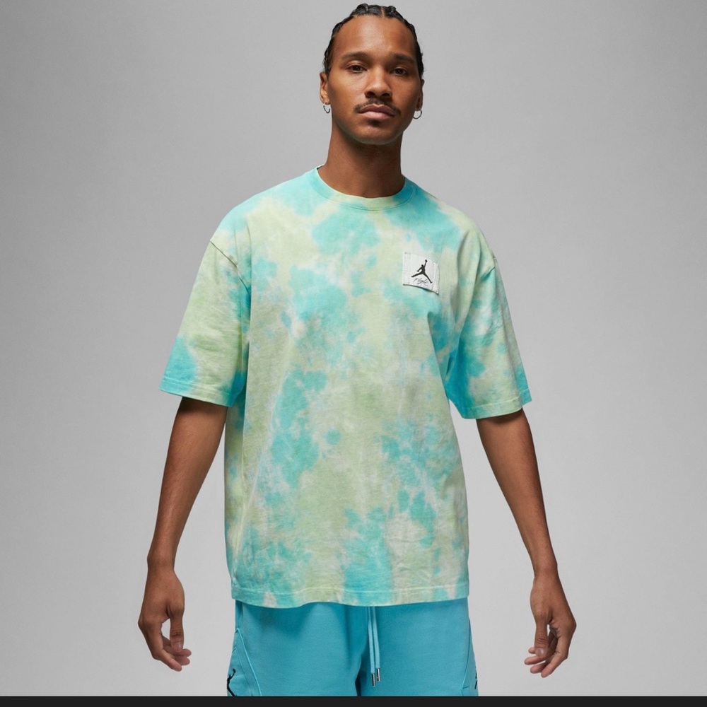 Jordan Essentials Statement Oversized Tie-dye Tsh… - image 1